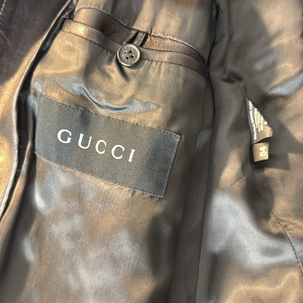 GUCCI Men’s Leather Tom
Ford Jacket Coat - Picture 2 of 10